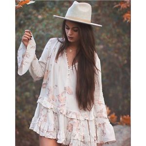 Free People Cloverfield Printed Tunic